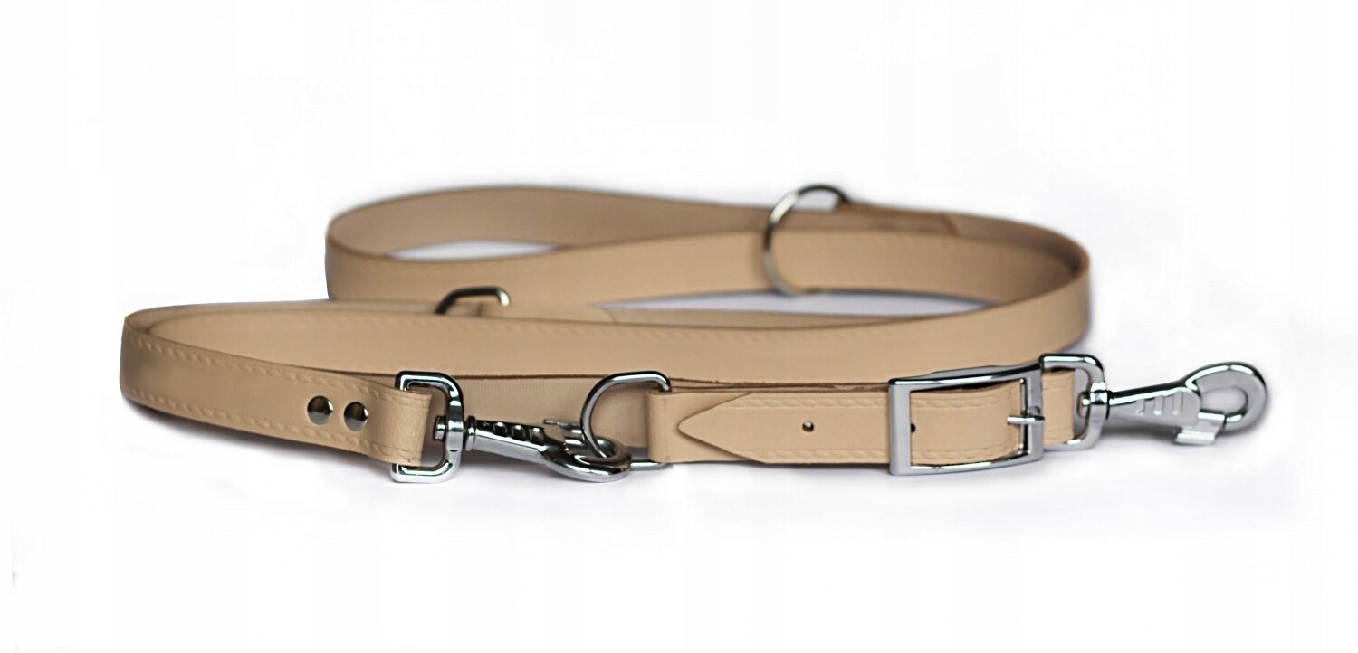 Dino Vodítko kožená nastavitelná 20 mm/200 cm