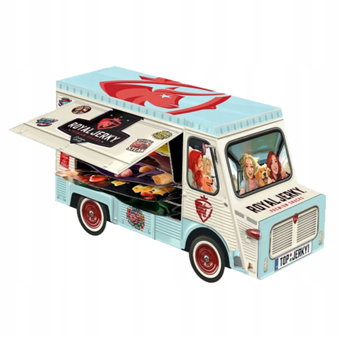 Bestsellers Food Truck plný sušeného masa (7x jerky) Krása chuti na cestá