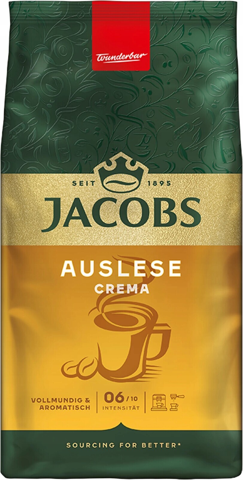 Káva zrnková Jacobs Auslese Crema 1 kg