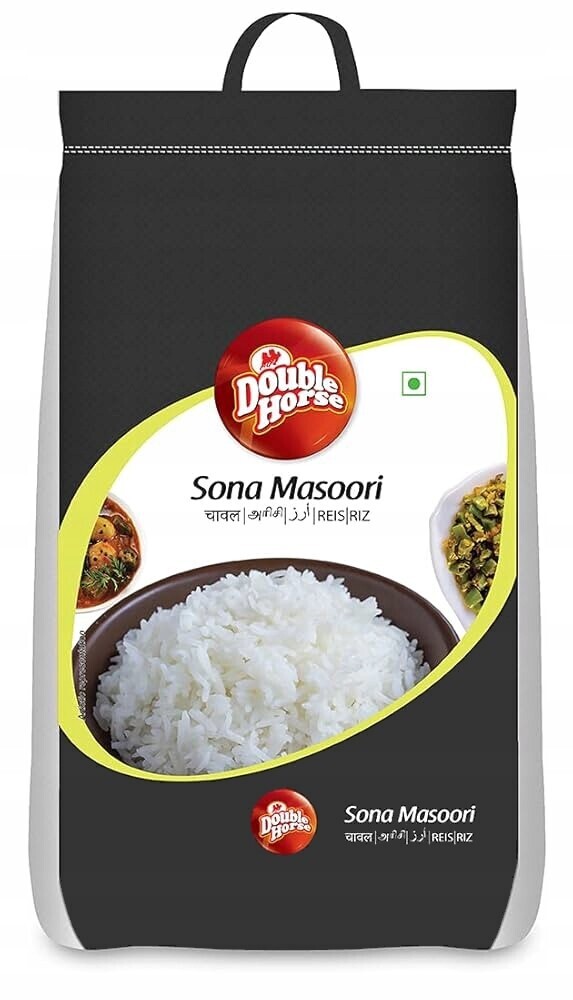 Rýže Sona Masoori Rice Double Horse 10 kg