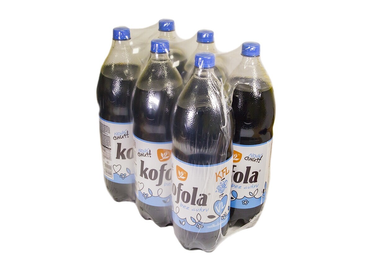 Kofola nula bez cukru light česká cola sycený nápoj 2 litry velká láhev