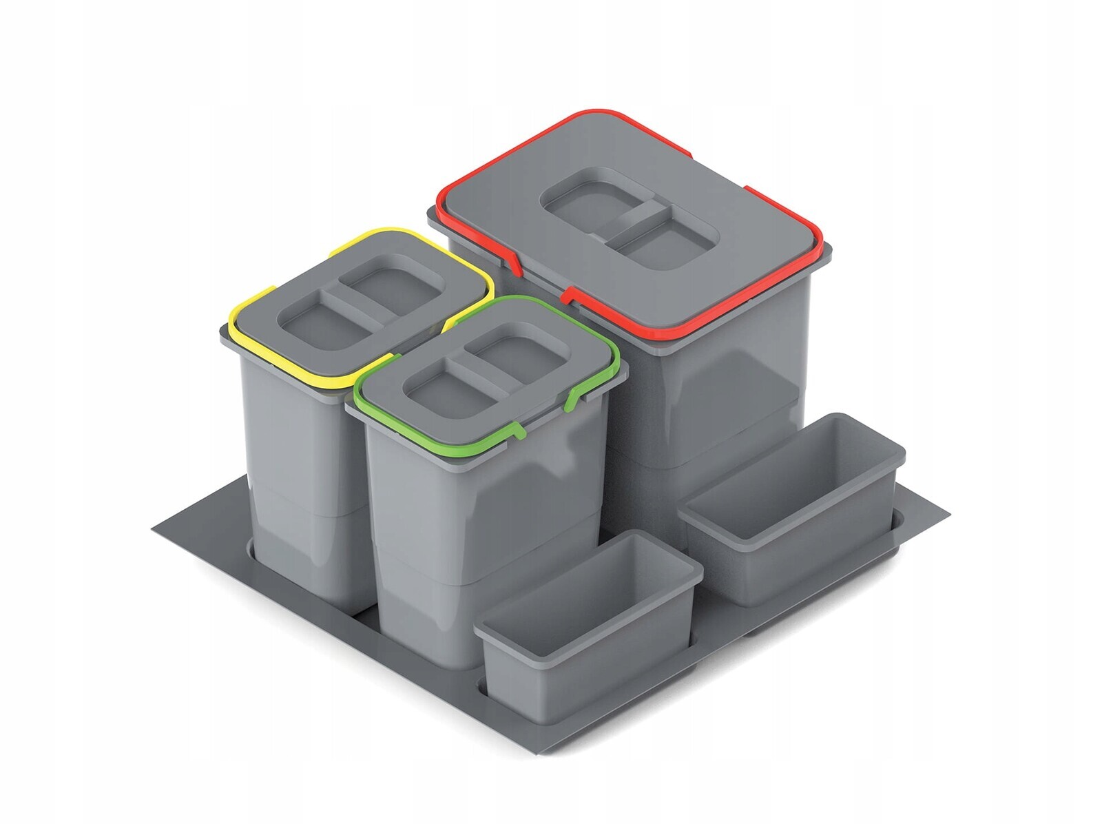 Odpadkový koš s pořadačem Praktiko do skříňky 600 mm