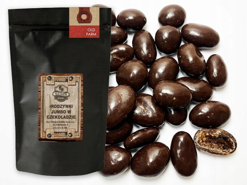 Rozinky Jumbo V Dezertní Čokoládě 2 Kg Velké