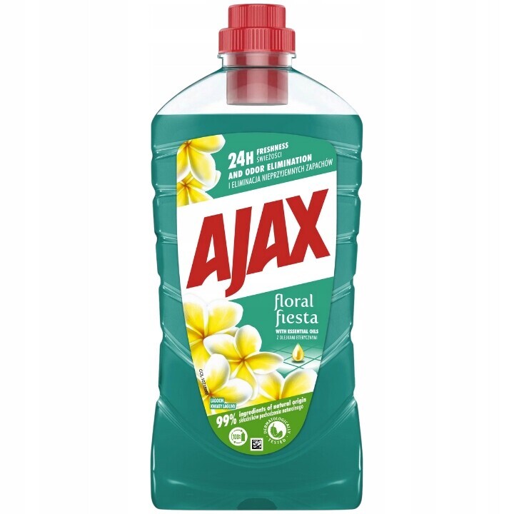 Ajax Floral Fiesta Květ laguny Univerzální prostředek na mytí podlah 1 l x 12 ks