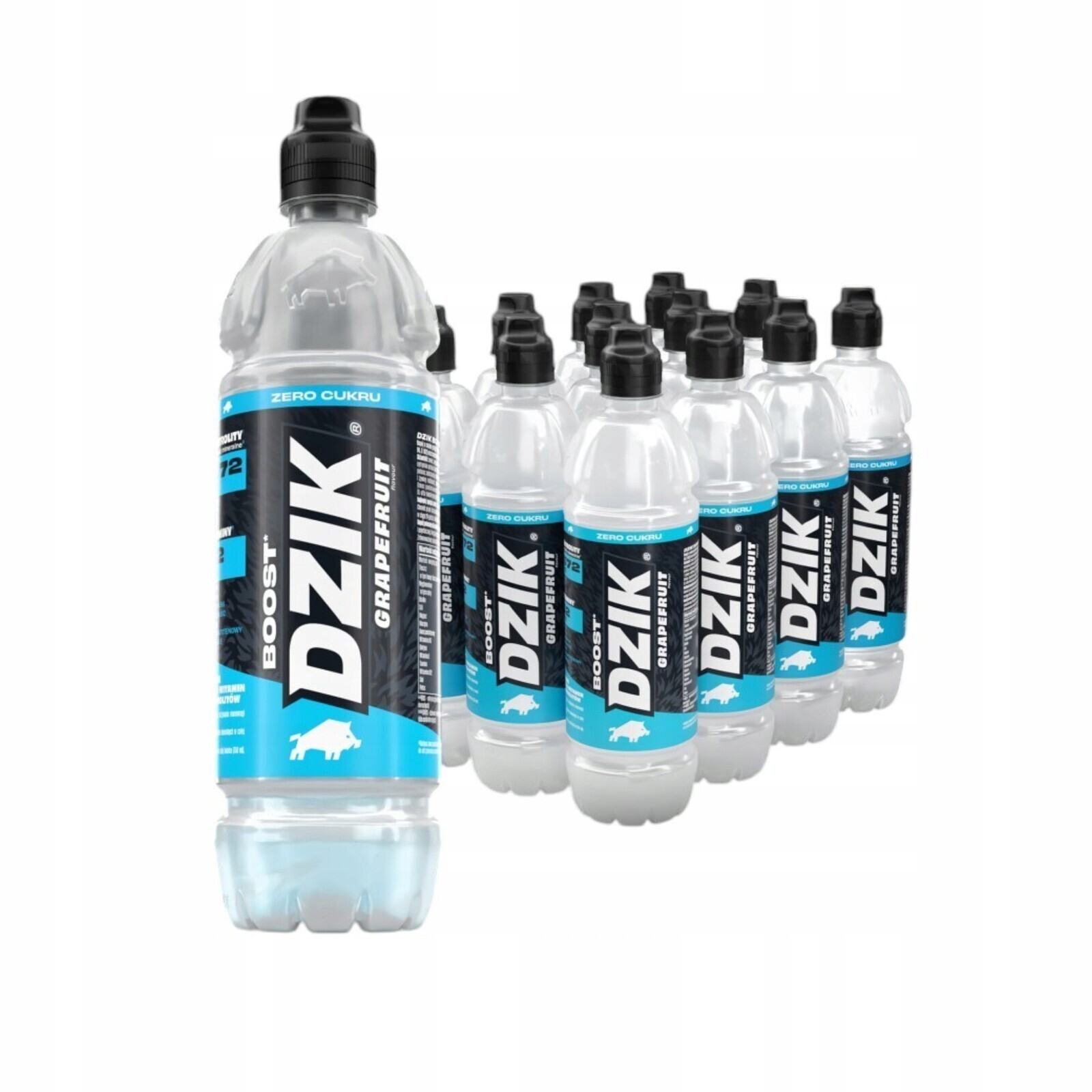 Sada 12 ks Izotonický nápoj Vitamin Boost Isotonic 750 ml Grapefruit Divočák
