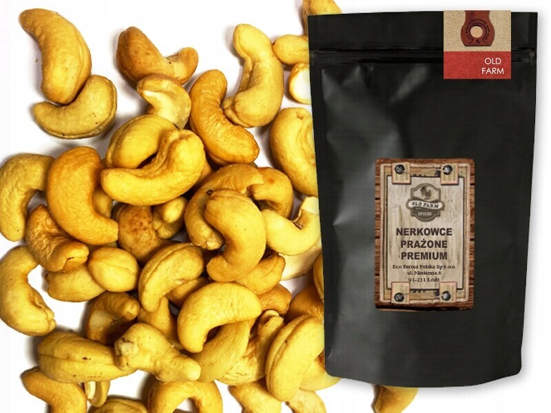 Kešu Ořechy Pražené, Nesolené, 1 Kg Kešu Ořechy