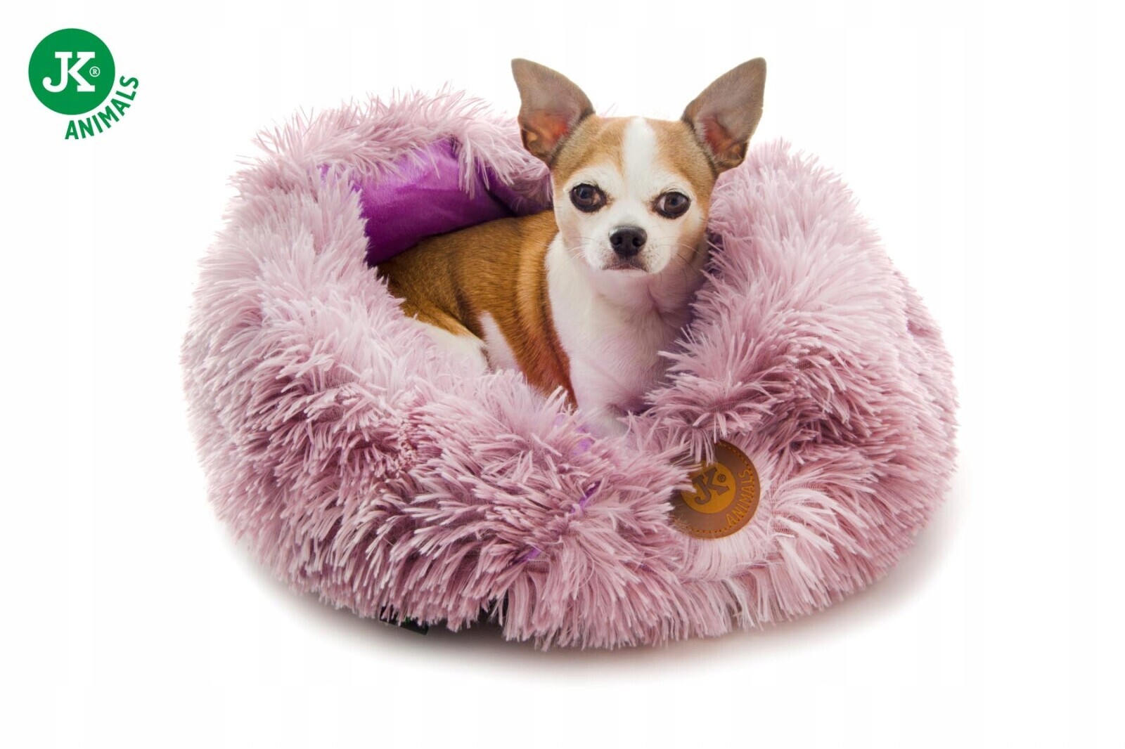 Pelíšek pro psa kočku , měkký plyšový potah kulatá budka, S