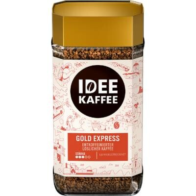 Káva rozpustná, bez kofeinu Idee Kaffee 200 g