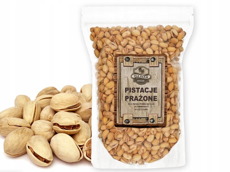 Přírodní Pražené Solené Pistácie 1 Kg