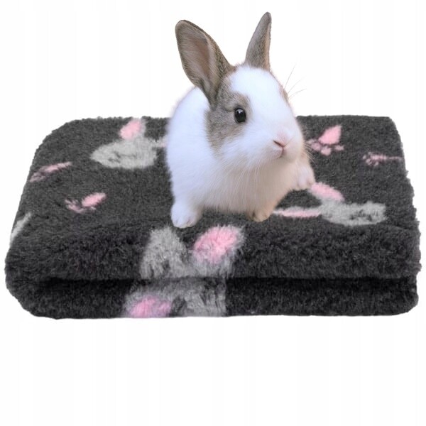 Dry Bed A+ 75X100 CM Pelíšek Grafitové S Králíčky Blovi