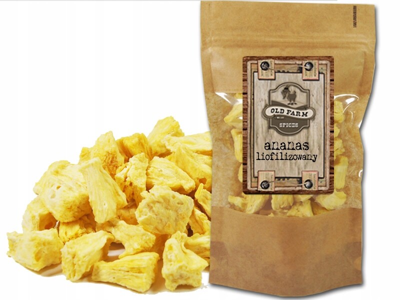 Lyofilizovaný Ananas 500 G Bez Cukru, Ananas Lio