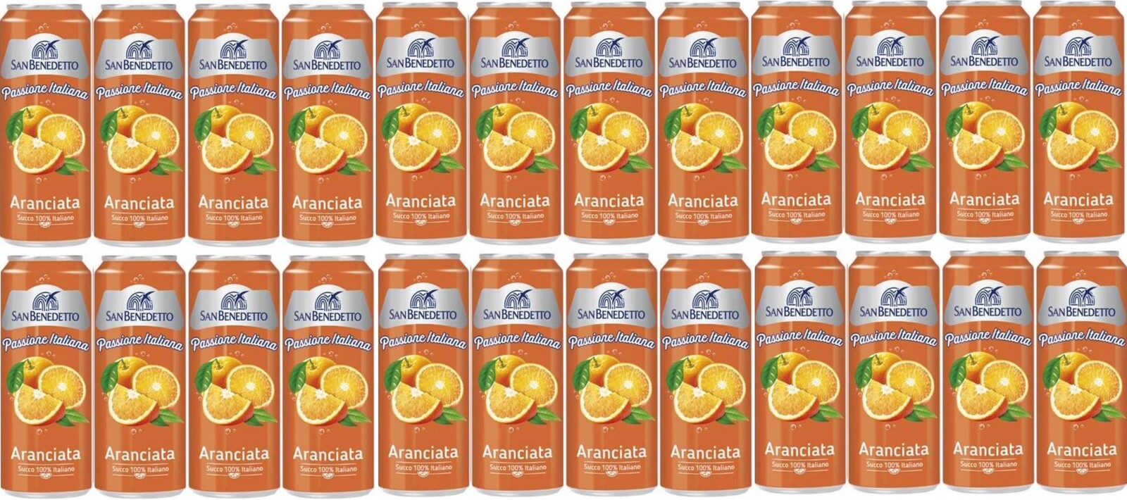 Sanbenedetto Aranciata Sycený nápoj oranžový 330 ml x 24 ml