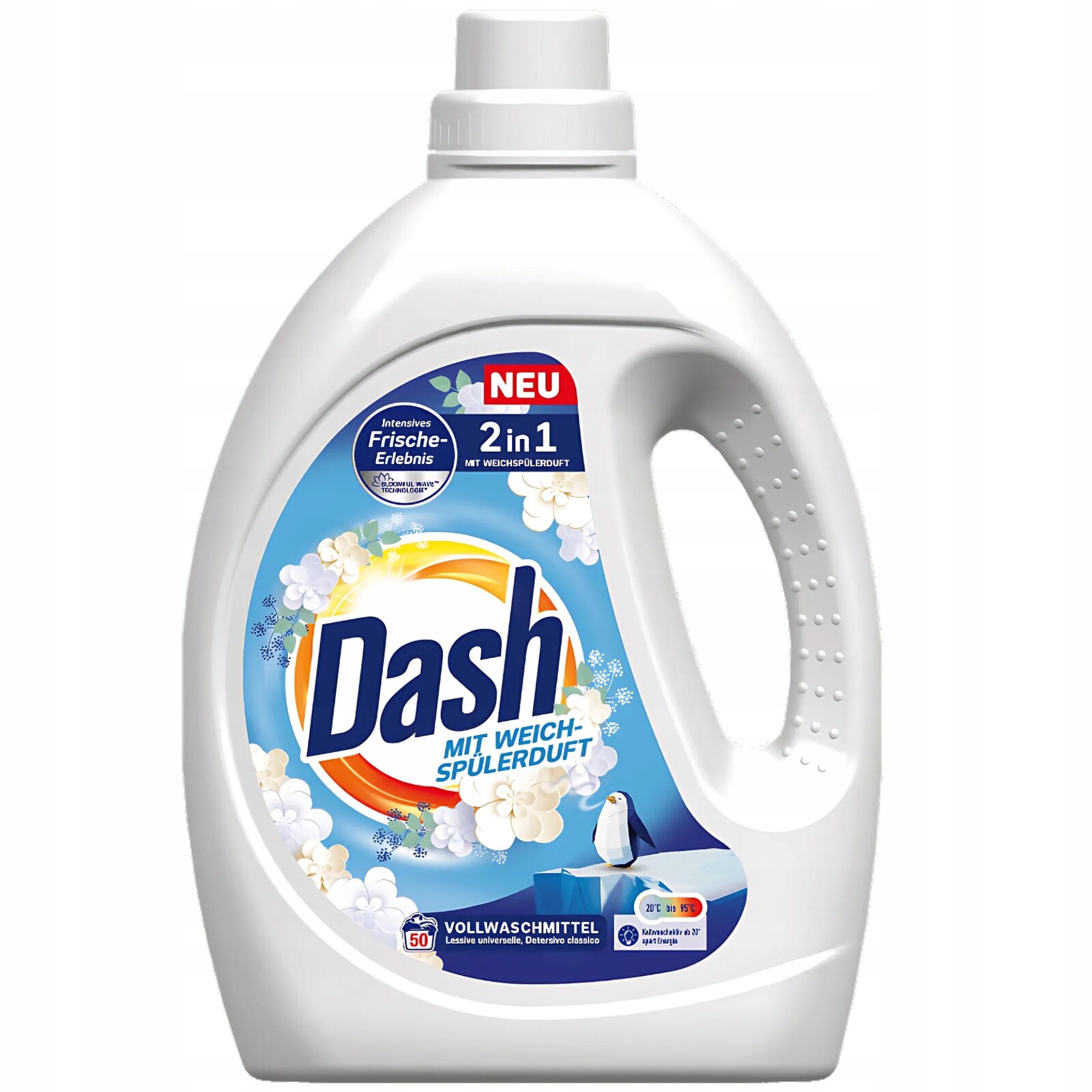 Dash Univerzální prací prostředek Výkonný 2v1 2,25 l Německý