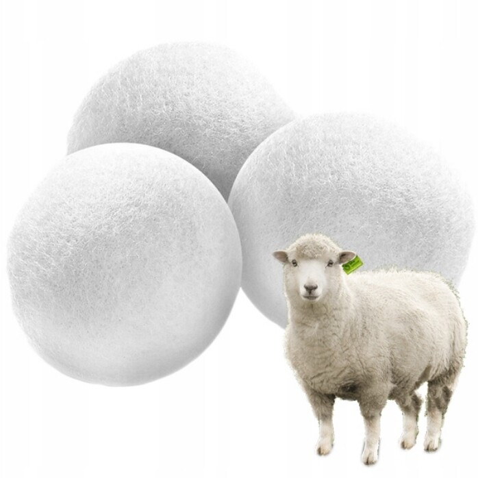 Vlněné Kuličky Do Sušičky, Změkčovací Kuličky 6 Velké XXL Olej