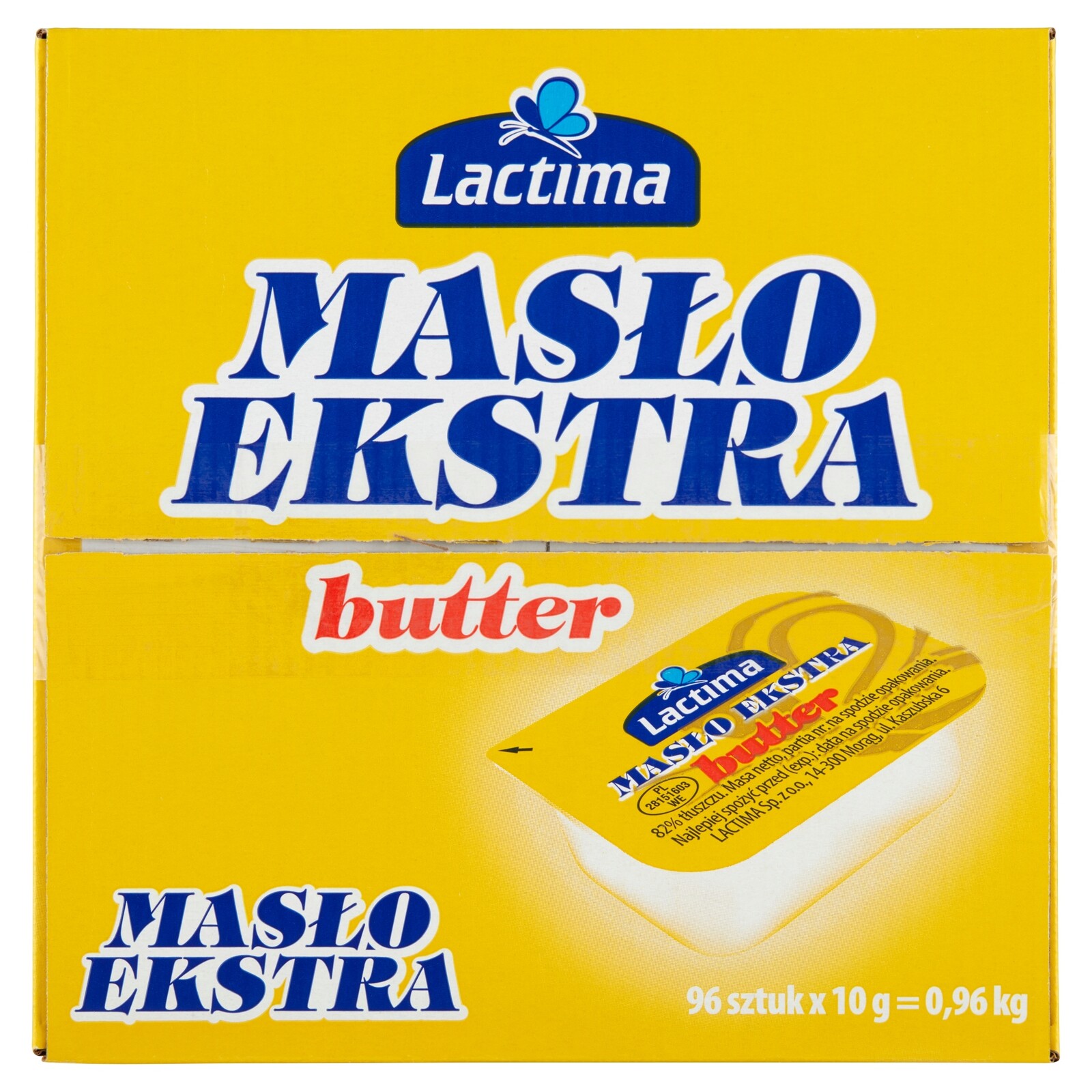 Tradiční máslo Lactima 96 x 10 g