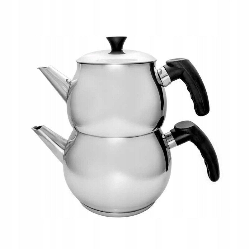 Konvice na čaj střední, černé rukojeti 2 Druh