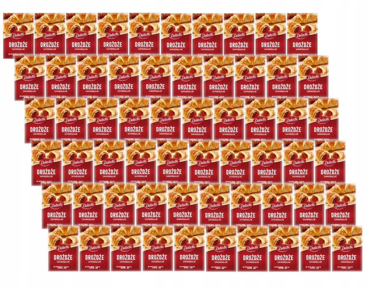 Instantní suché droždí Delecta 60x8 g – ideální droždí pro pečení koláčů