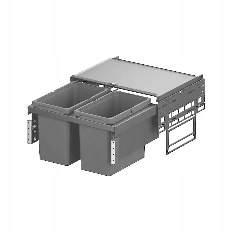 Odpadkový koš Wurth , pro skříňku 450 600 mm, 44 l