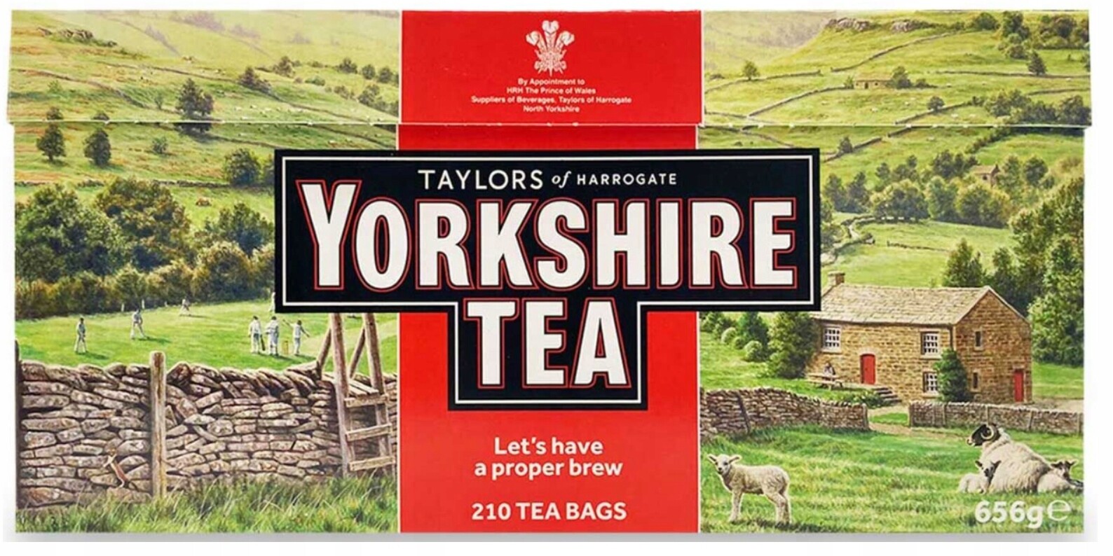 Yorkshire Tea Anglický Čaj 210 sáčků 656 g