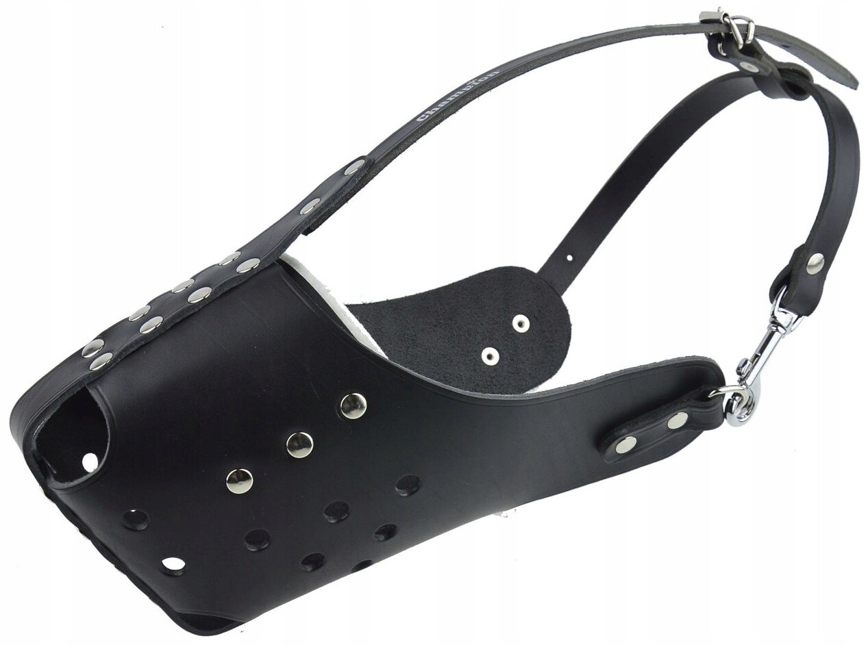 Kožený náhubek pro psa Champion Staford ST1 31/10 cm