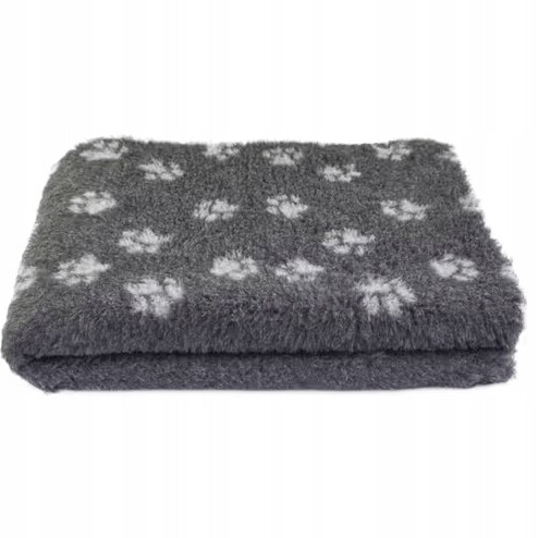 Dry Bed A+ 75X100CM Pelíšek Grafitový S Malými Šedými Tlapkami Blovi