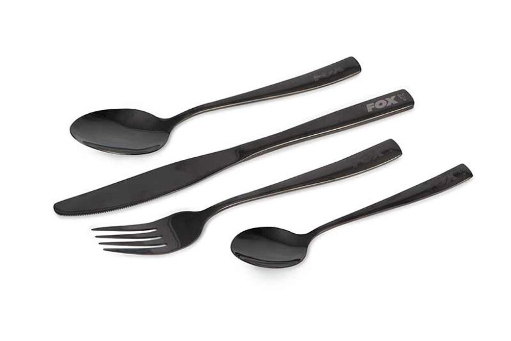 Fox Sada příborů Cookware Black Stainless Cutlery Set