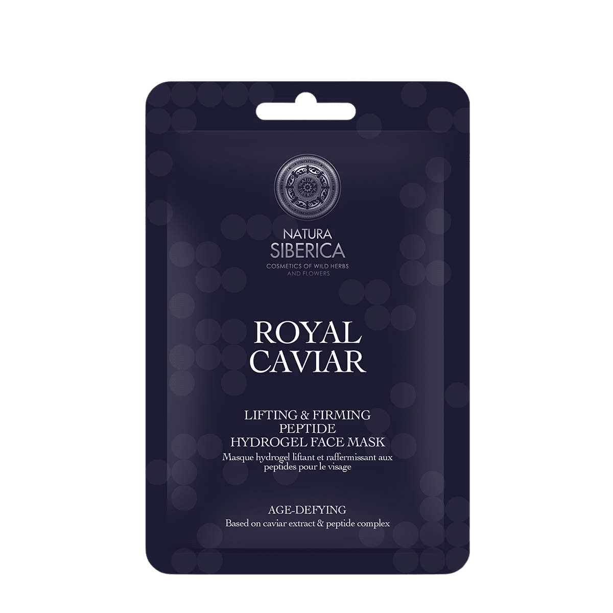 NATURA SIBERICA Royal Caviar, Liftingová a zpevňující peptidová hydrogelová pleťová maska