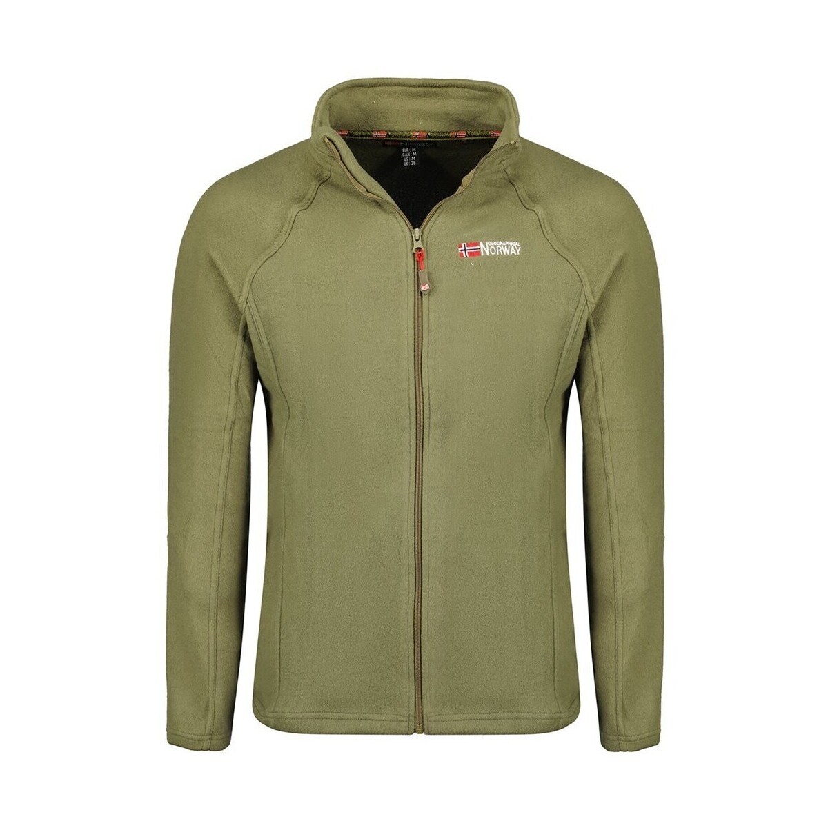 Geographical Norway  Tug Sweatshirt FZ Ass  Zelená