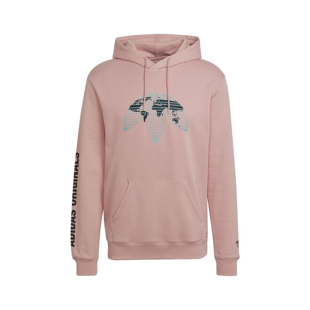 adidas  Hanorac  Růžová