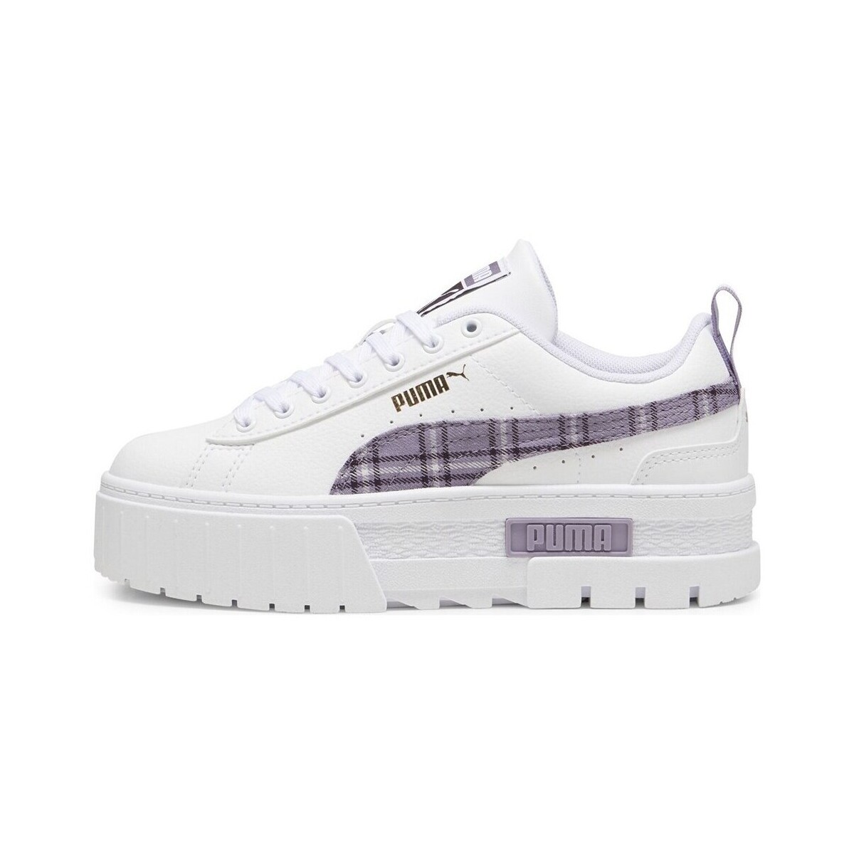 Puma  Mayze Tartan Jr  Bílá