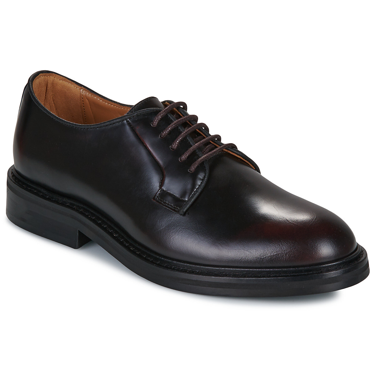 Selected  SLHCARTER LEATHER BLUCHER  Hnědá