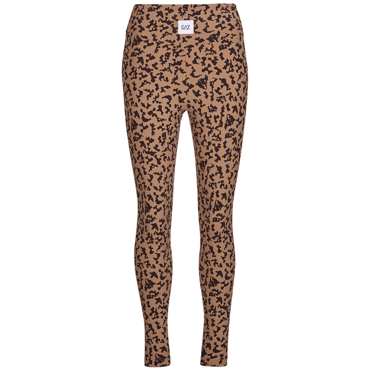 Emporio Armani EA7  TRAIN SPORTY 4EVER W LEGGINGS - TRAIN SPORTY 4EVER W LEGGINGS  Hnědá