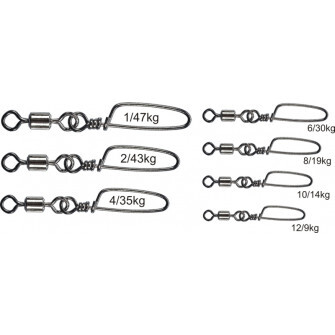 Albastar Pevnostní obratlí s karabinou vel. 8/19kg