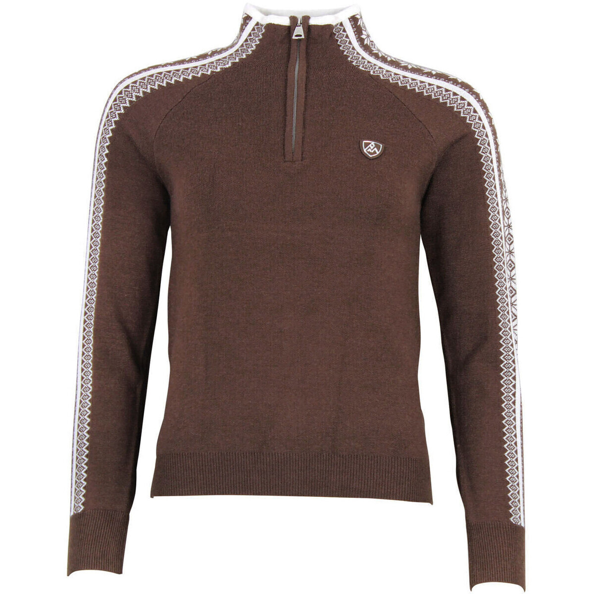 Peak Mountain  Pull col roulé ADOMINO  Hnědá