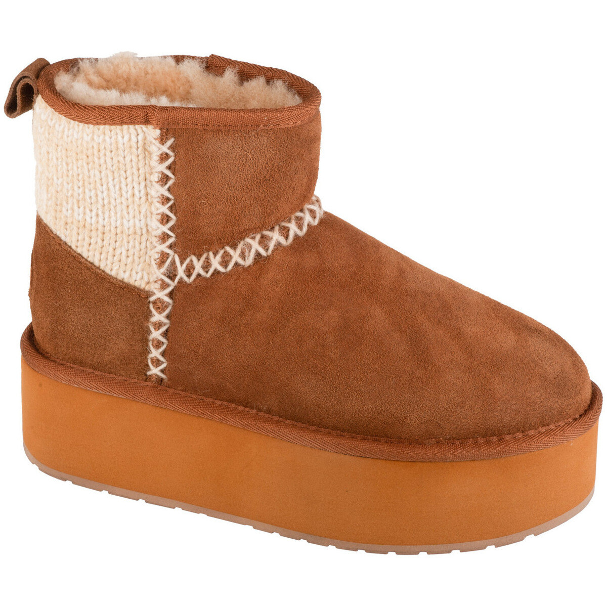 EMU  Stinger Knit Flatform  Hnědá