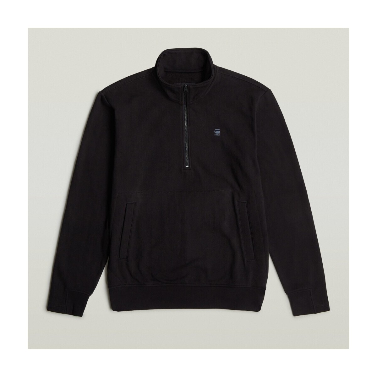 G-Star Raw  NIFOUS HALF ZIP SW  Černá