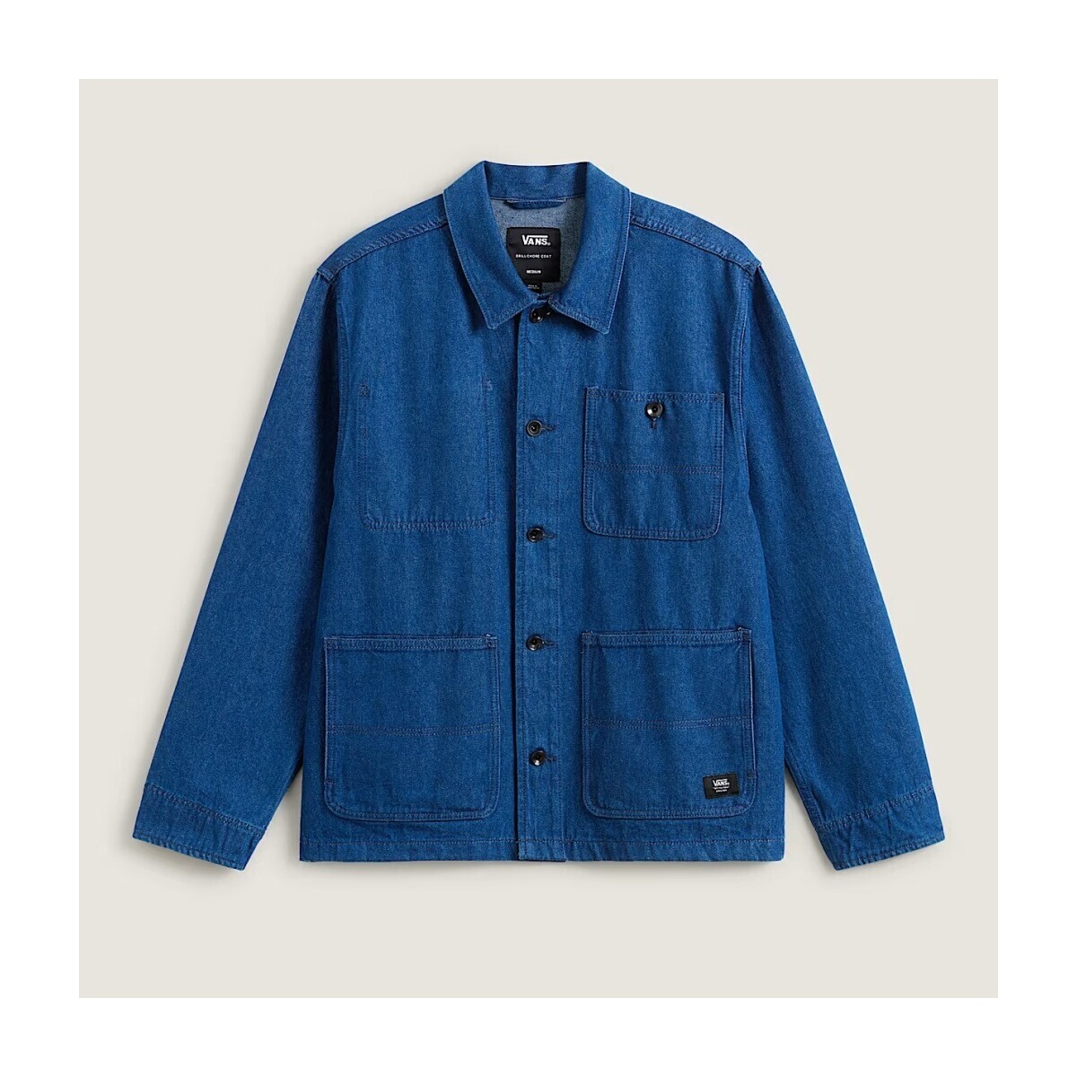 Vans  DRILL CHORE DENIM JACK  Modrá