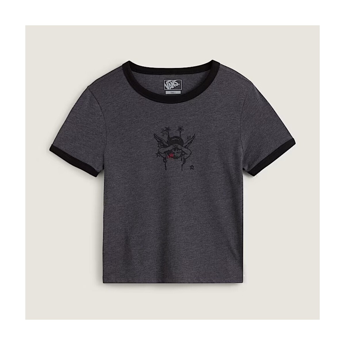 Vans  CRUZING RINGER TEE  Šedá