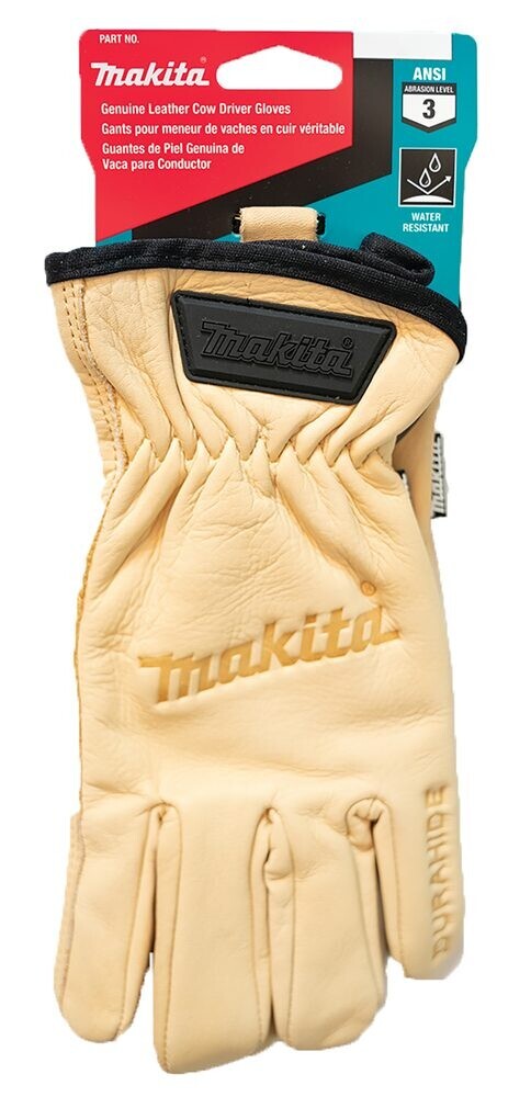 Pracovní rukavice kožené Makita velikost XL/10