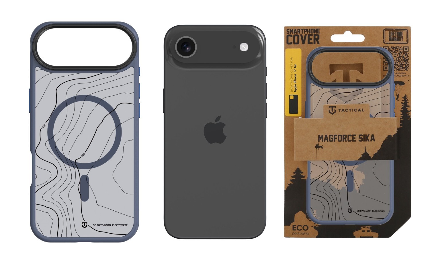 Zadní kryt Tactical MagForce Hyperstealth Sika pro Apple iPhone 17 Air, deeep blue