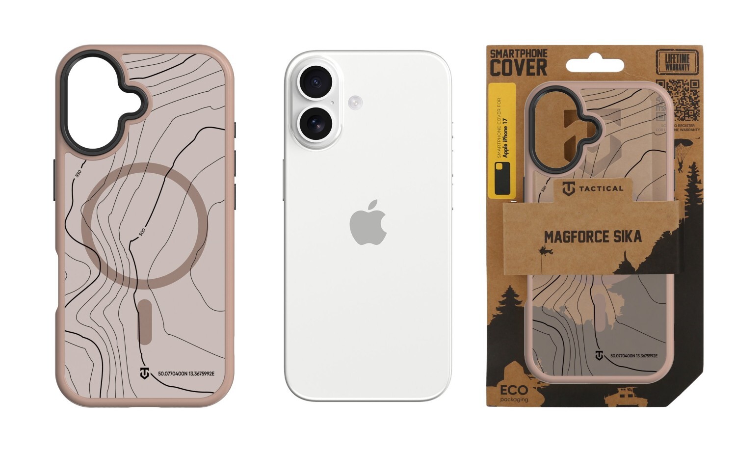 Zadní kryt Tactical MagForce Hyperstealth Sika pro Apple iPhone 17, mocha mouse