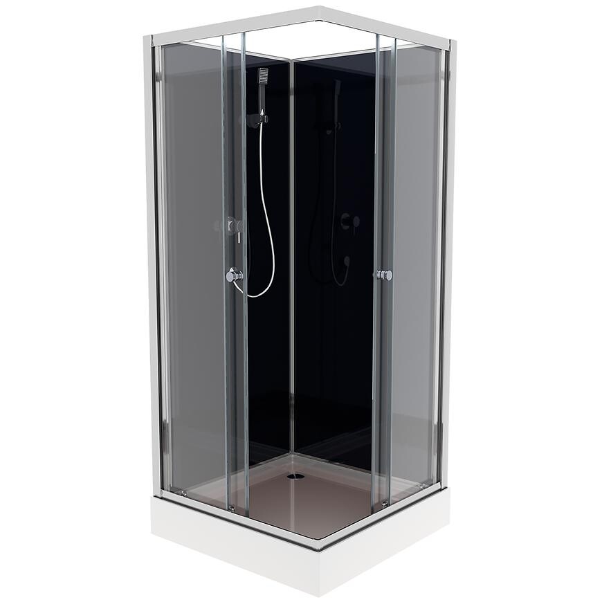 Sprchový kout čtvercové Elize 90x90 chrom
