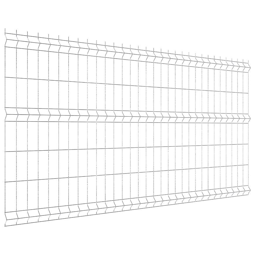 Plotový panel 3D 123x2500 mm drát 3,1 mm - pozink