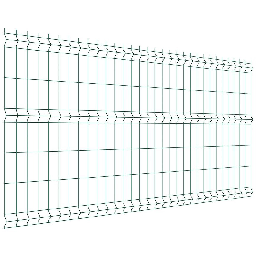 Plotový panel 3D 250x123 cm drát 3,1 mm - zelený