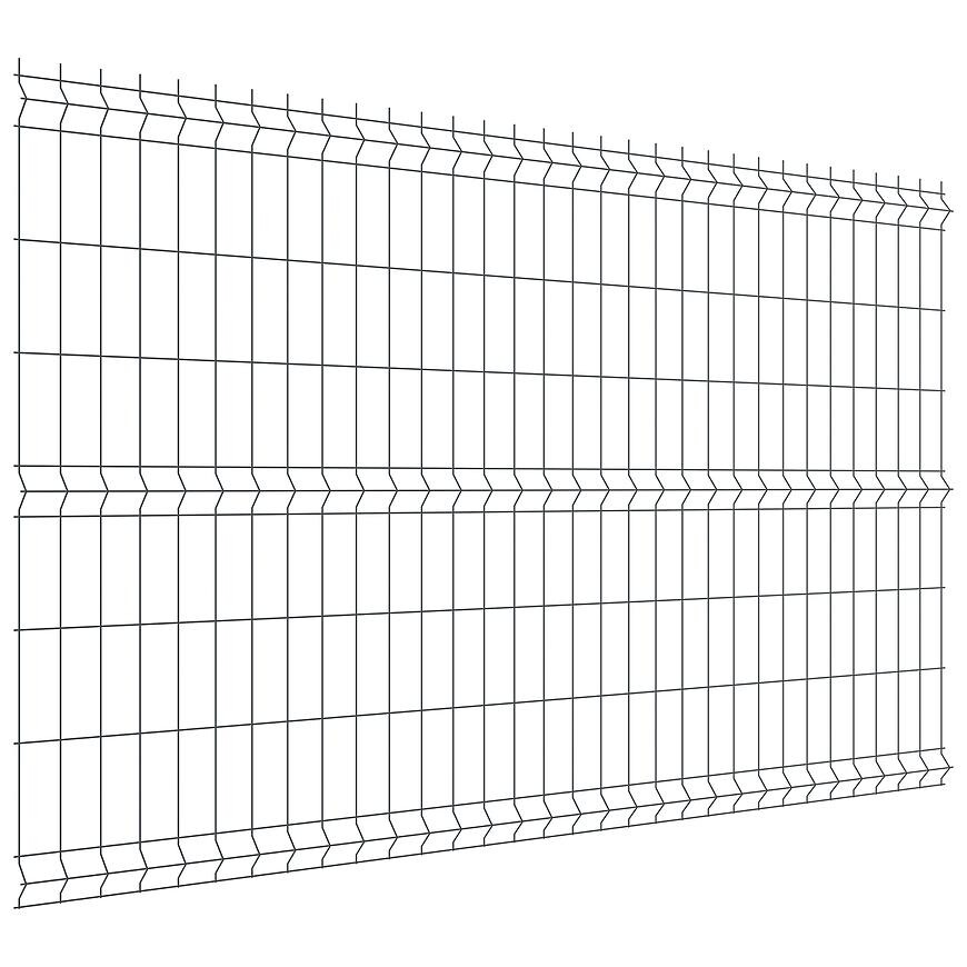 Plotový panel 3D 250x153 cm drát 3,1 mm - antracit