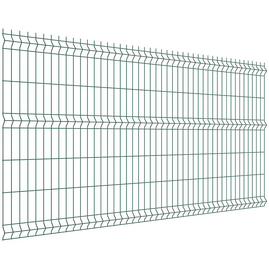 Plotový panel 3D 250x123 cm drát 4,0 mm - zelený