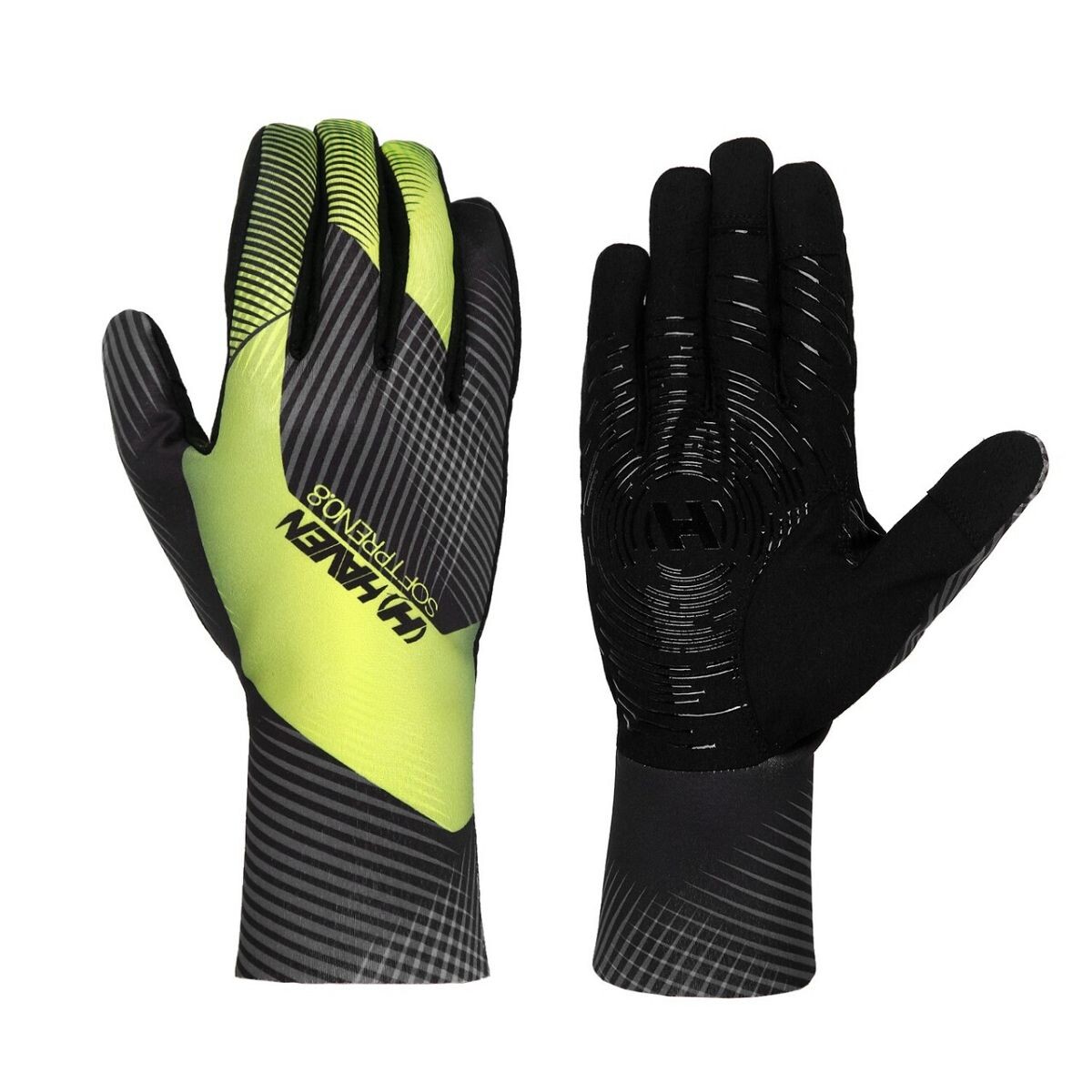 Rukavice dlouhoprsté Haven Softpren 0.8 - zelené-černé, M