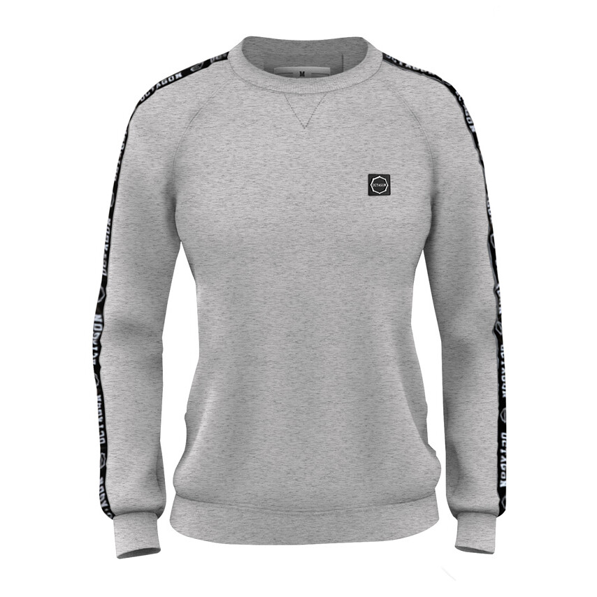 Mikina dámská Octagon Stripe - šedá, L