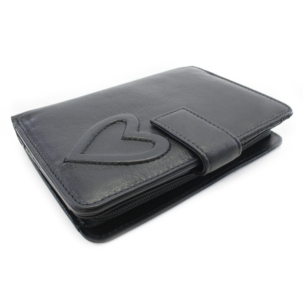 Dámská kožená peněženka se zápinkou Arwel 1348 - černá