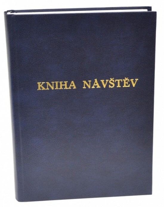 Hospa Kniha návštěv 200 listů - modrá